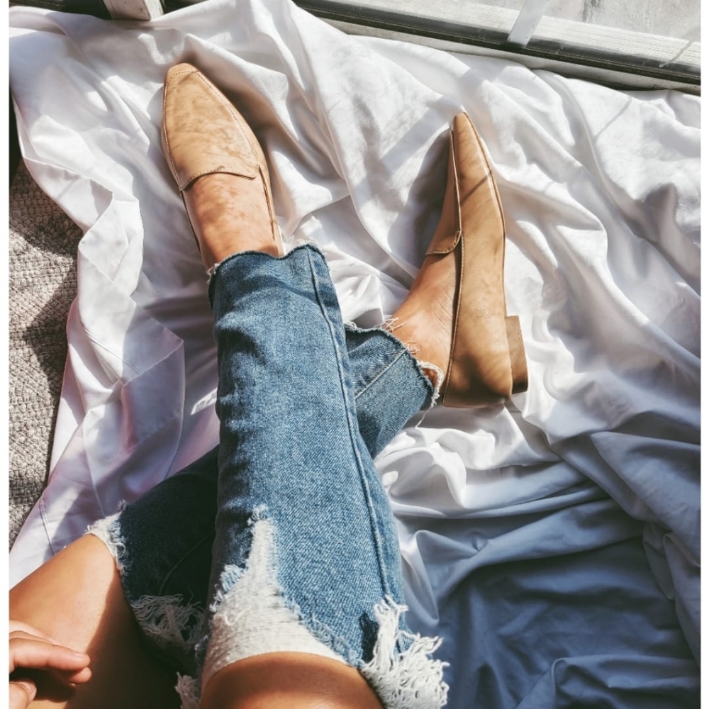 🆕️The Belle// Camel vegan leather loafer Flat